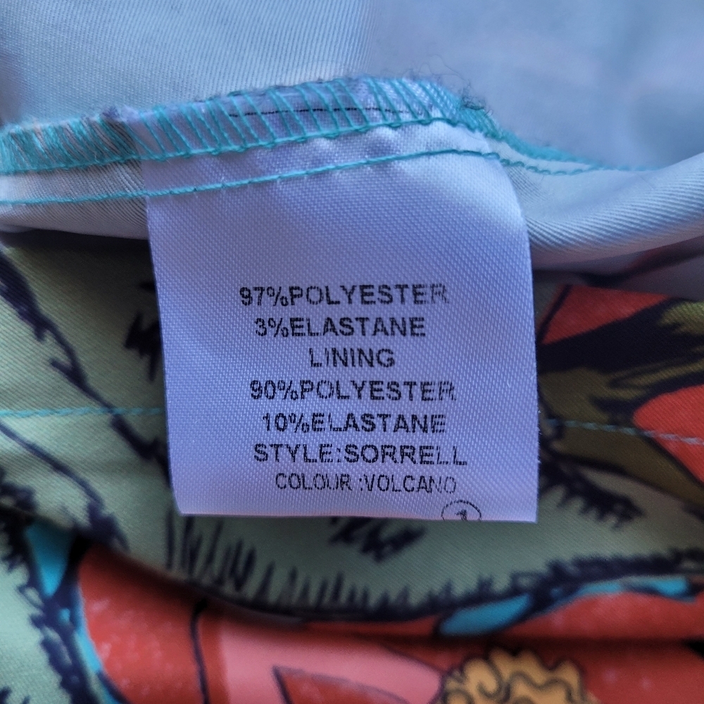 Lindy Bop Sorrell Dress In Volcano Print, VGUC, Size 8 - Picture 9 of 9